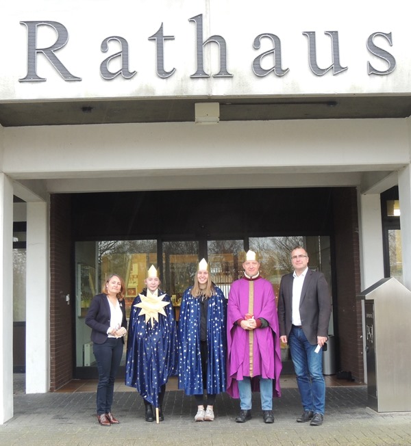 Sternsinger 2018 im Rathaus MLD