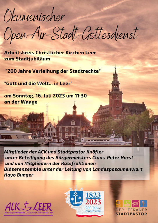 ACK Leer: Open-Air-Gottesdienst