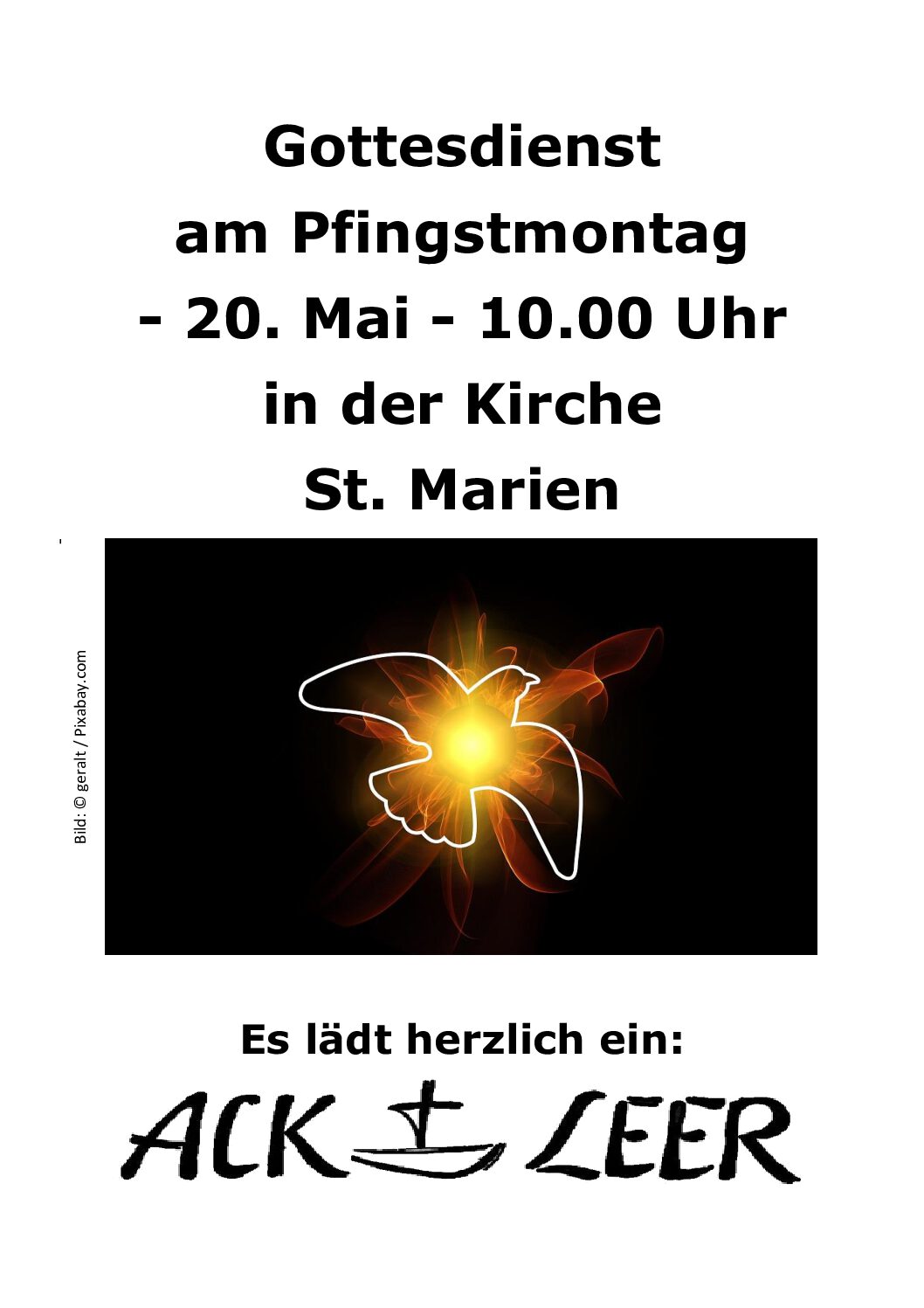 ACK Leer - Pfingstgottesdienst