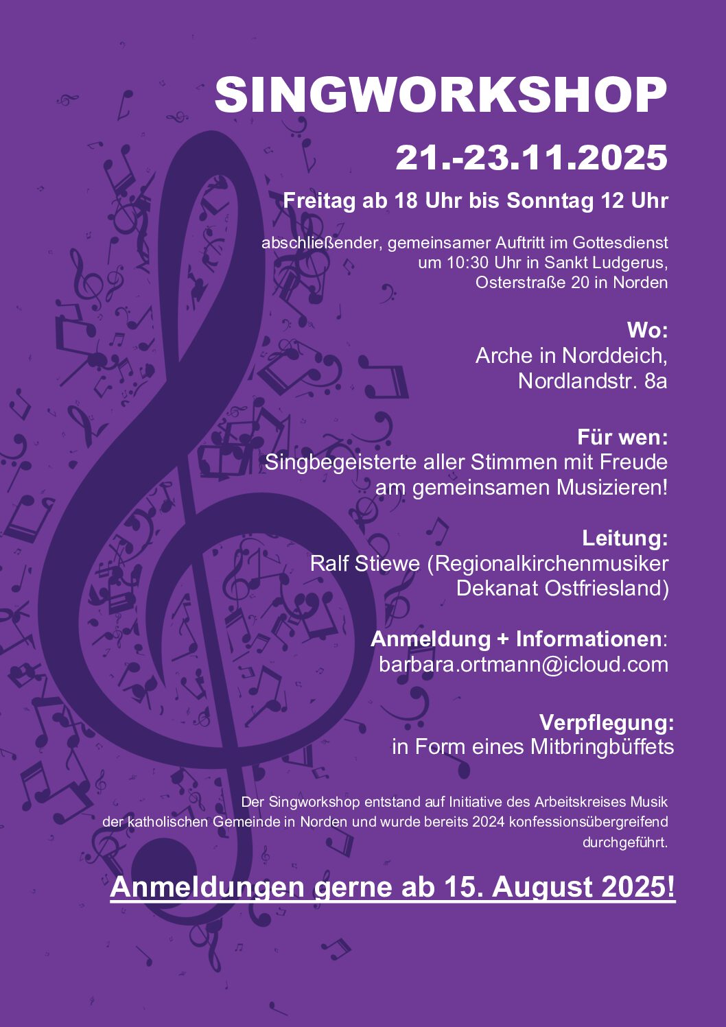SINGWORKSHOP Dekanat Ostfriesland