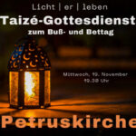 Taizé-Gottesdienst: Licht-er-leben
