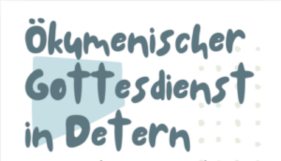 Ökumenischer Gottesdienst in Detern