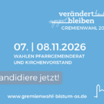 Gremienwahlen - Informationen im Gottesdienst