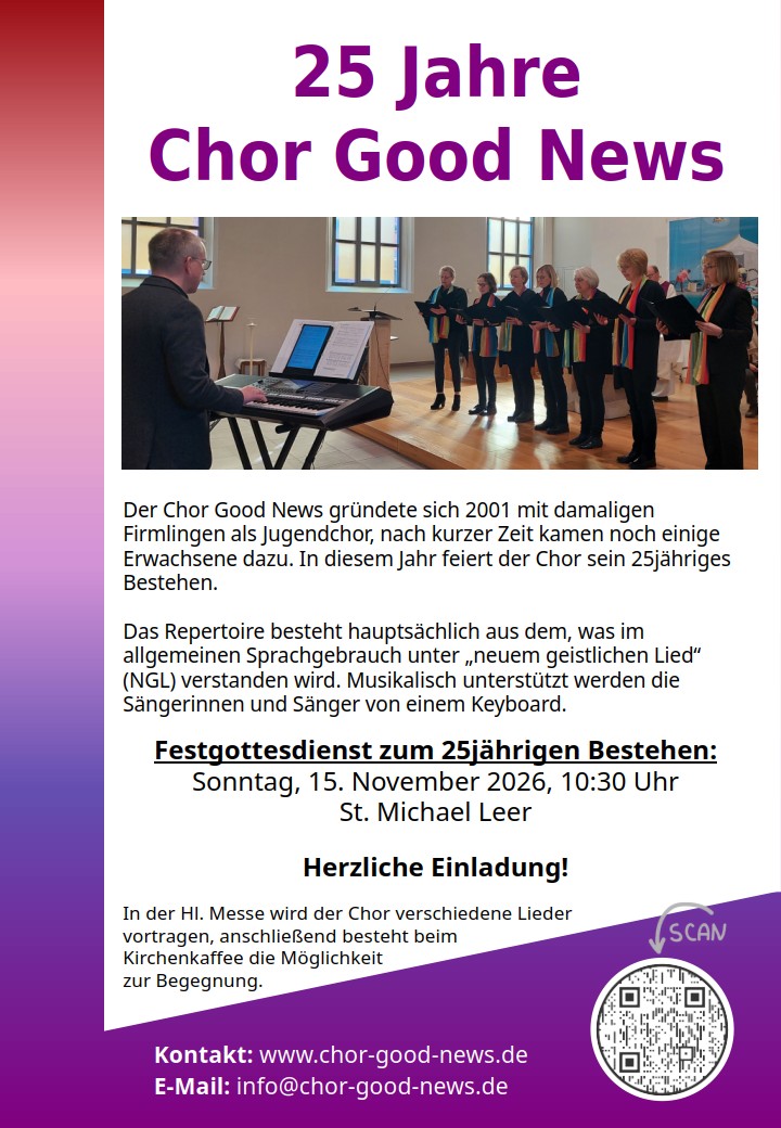 Hl. Messe Jubiläum 25 Jahre Good News